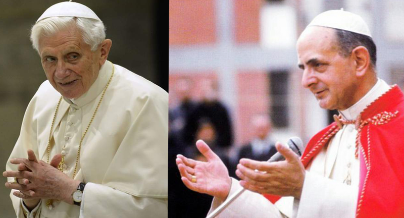Pope Benedict XVI vs Pope Paul VI
